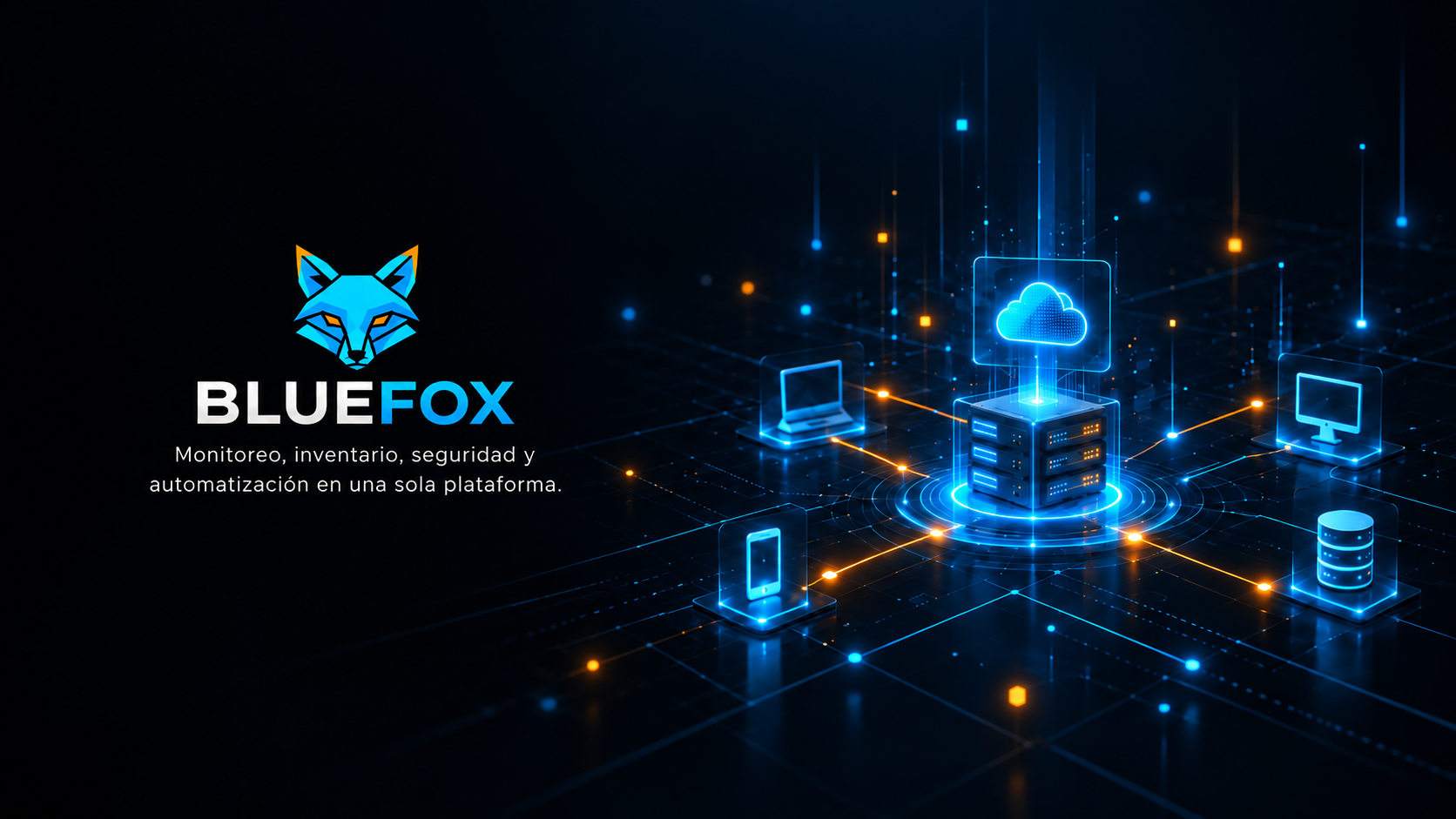 BlueFox HUD — Gestión inteligente de equipos y activos